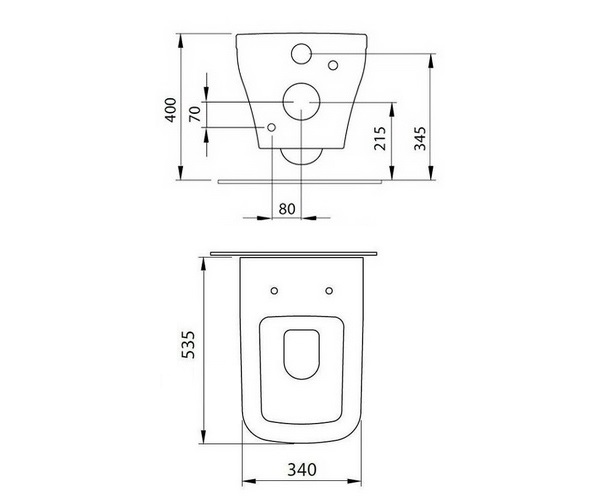 унитаз ALLEN BRAU INFINITY 2